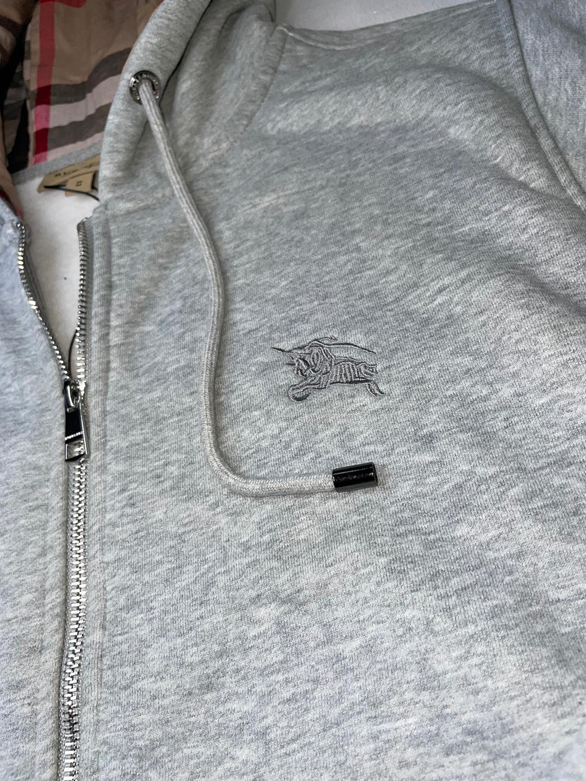 Burberry Zip-up Hoodie grey