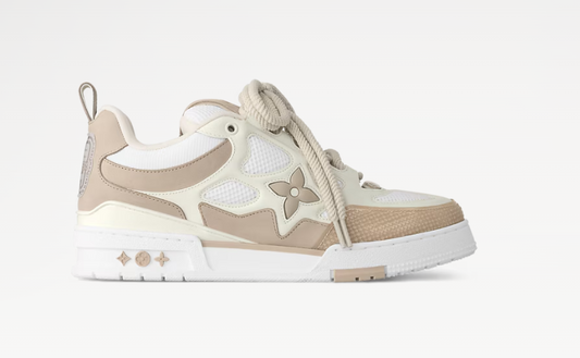 Louis Vuitton Skate Sneaker Beige White