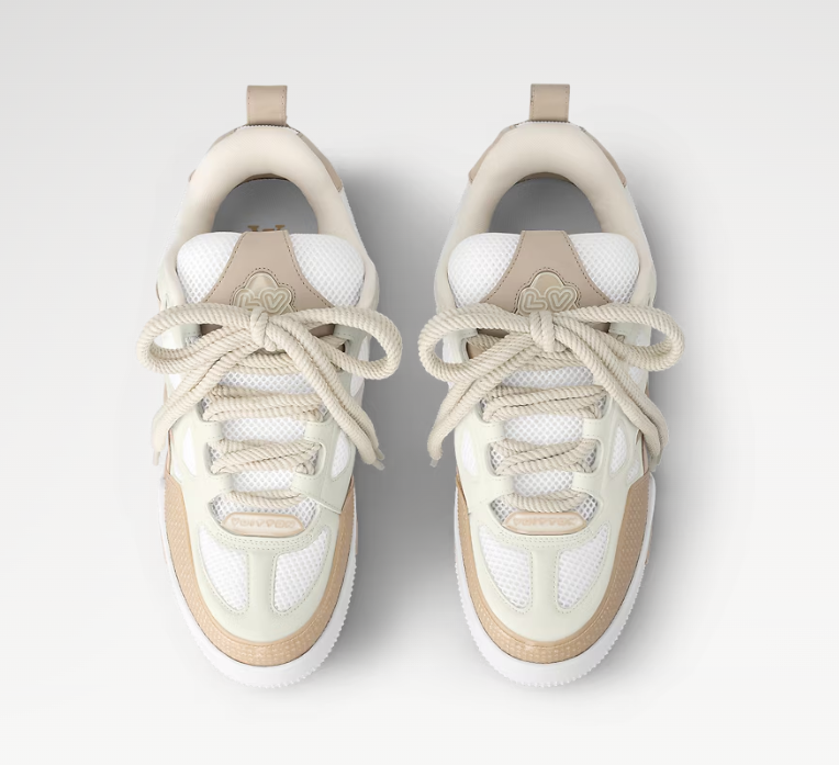Louis Vuitton Skate Sneaker Beige White