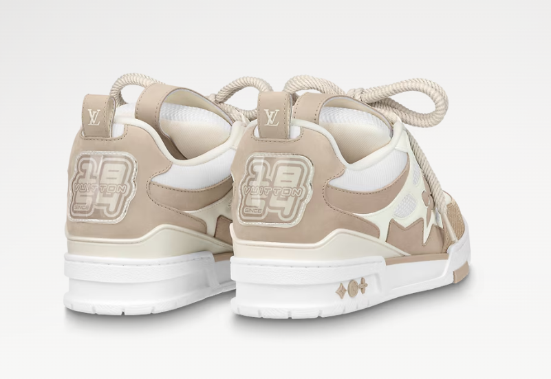 Louis Vuitton Skate Sneaker Beige White