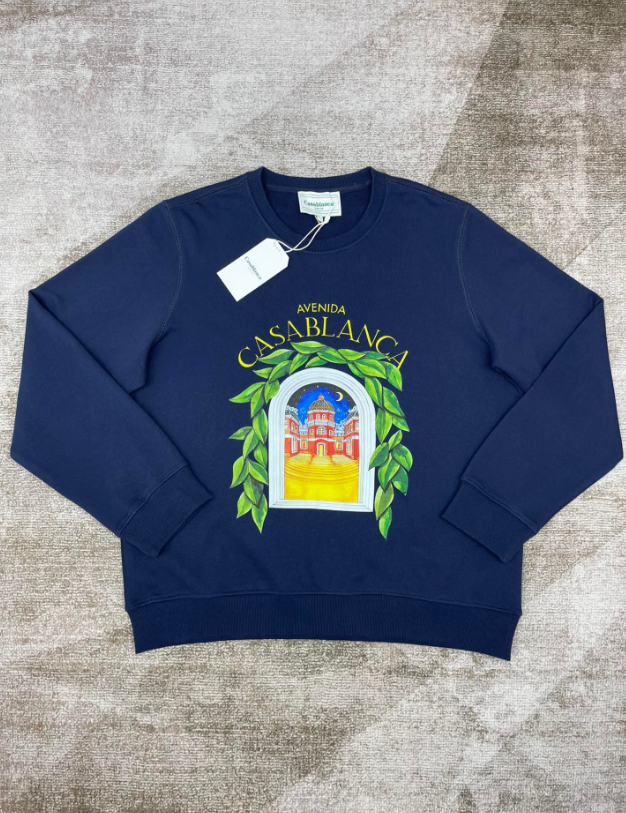 Casablanca Sweatshirt Dark Blue