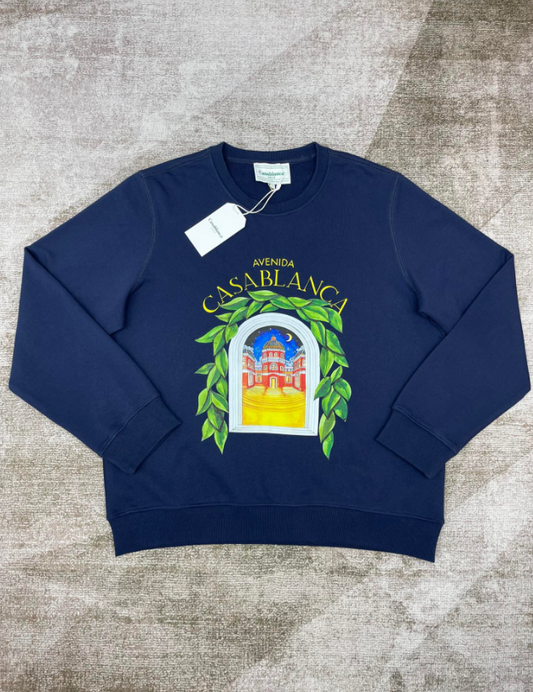 Casablanca Sweatshirt Dark Blue