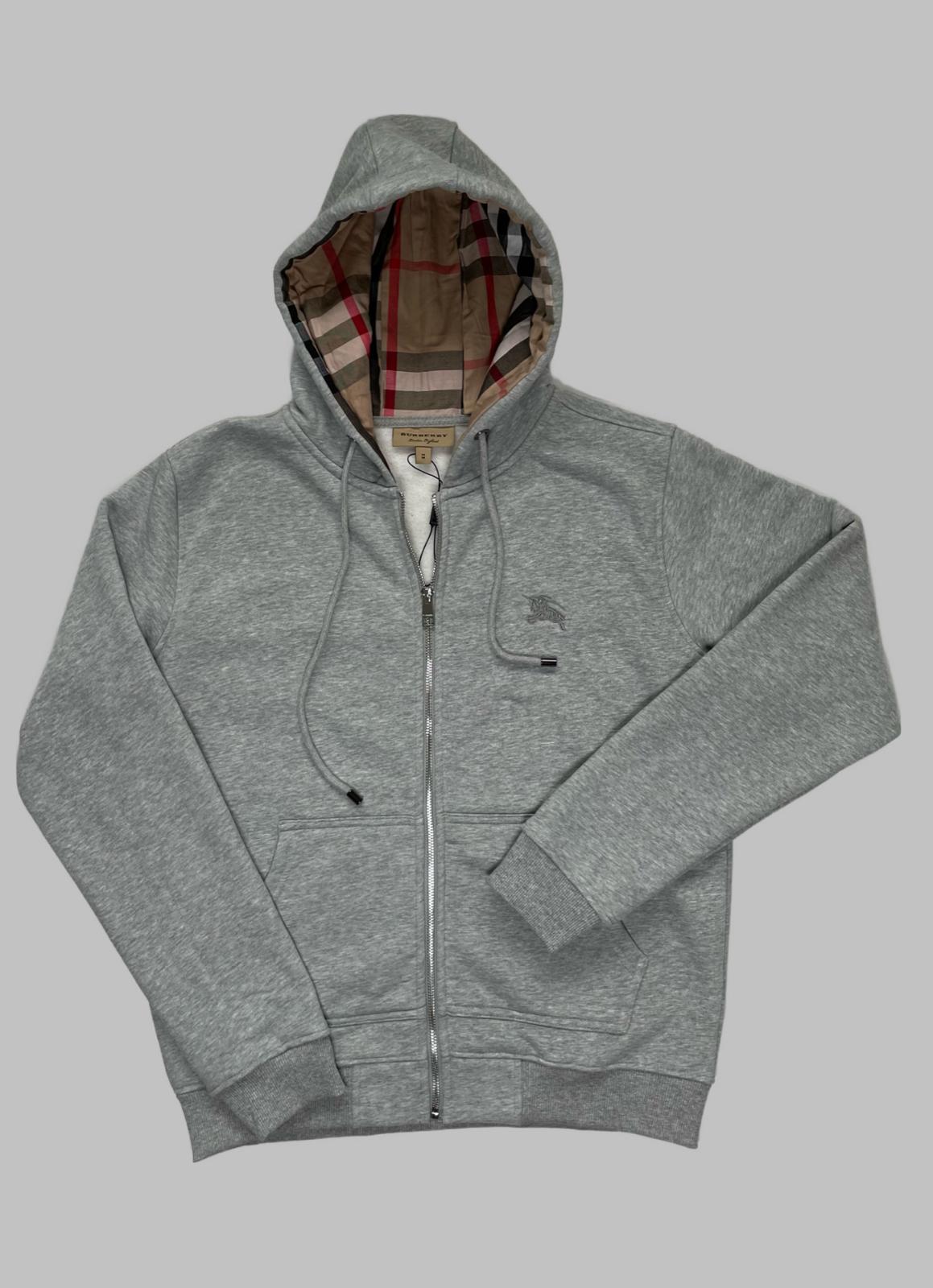 Burberry Zip-up Hoodie grey