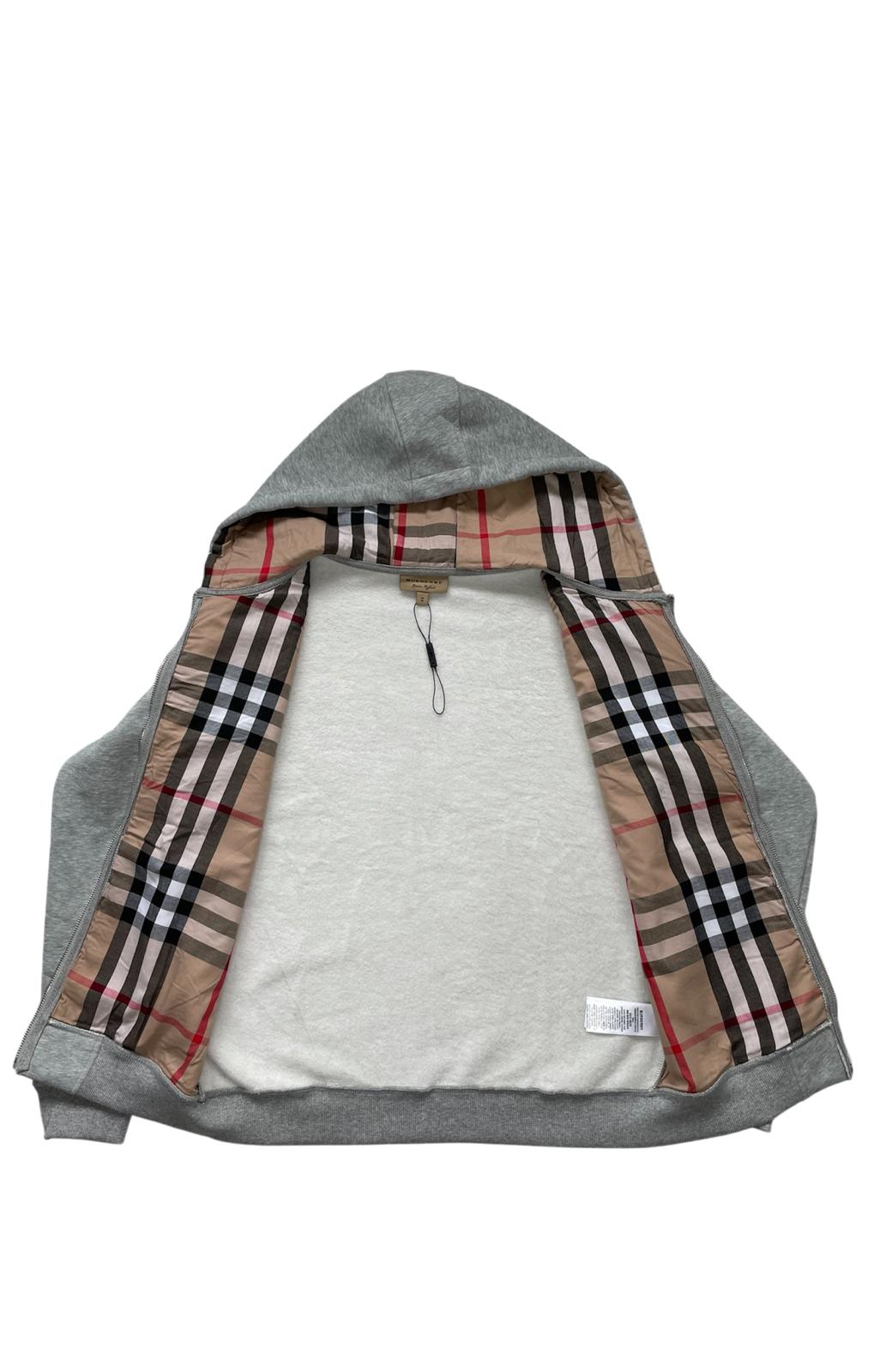 Burberry Zip-up Hoodie grey